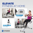 thumbnail image 3 of Stamina Strength System Magnetic Resistance Training Exercise Bike, 3 of 18