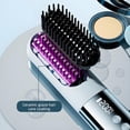 thumbnail image 6 of FOLYX Ionic Ceramic Hair Straightening Brush, 3 Heat Settings, 30s Fast Heat-Up, Cold Air Mode, USB-C Rechargeable, 6 of 8