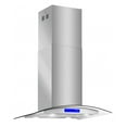 thumbnail image 4 of Cosmo 30 in. Ducted Island Range Hood in Stainless Steel with LED Lighting and Permanent Filters, 4 of 18