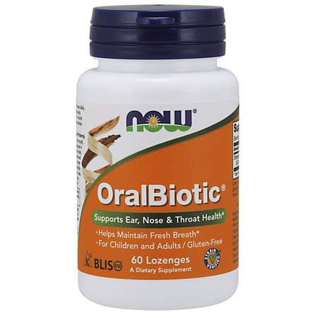 NOW Supplements, OralBiotic™, Developed for Adults & Children, Strain Verified, 60