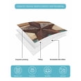 thumbnail image 5 of Vintage Teal King Size Down Alternative Comforter, Lightweight Comforter Quilt Bedding Set with Pillow Shams Brown Western Texas Barn Star Wood Grain All Seasons Bed Comforter Duvet Insert 96"x106", 5 of 7
