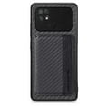 thumbnail image 2 of Case For FOXDOCK Xiaomi Poco C40 Stand Function RFID Blocking Magnetic Card Holder Complete Camera Safety, 2 of 4