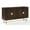 Dark Brown-Gold, variant on Crosley Furniture Blair Mid-Century Wood/Steel Sideboard in Dark Brown/Gold