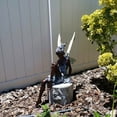 thumbnail image 3 of Sitting Fairy Statue Garden Ornament Resin Craft Landscaping Yard Decoration Home Garden Decoration Outdoor Large Size, 3 of 6
