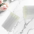 thumbnail image 4 of Unique Bargains 50 Pcs Disposable Lip Brush for Vacation Silver Tone Plastic Flocking, 4 of 5