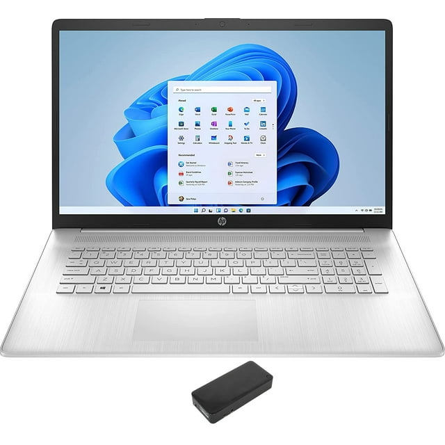 HP 17-cn0003dx Home/Business Laptop (Intel i3-1125G4 4-Core, 17.3in 60Hz HD+ (1600x900), Intel UHD, 16GB RAM, 256GB PCIe SSD, Wifi, USB 3.2, HDMI, Win 11 Pro) with DV4K Dock