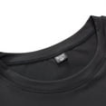 thumbnail image 4 of AMERTEER Men Compression T-Shirts Quick Drying Basketball Running Short Sleeve Sports Tight Base Layer Black L, 4 of 10