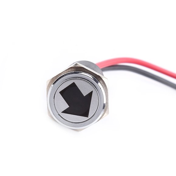 LED Dash Panel Light, Water Proof Multi Color Indicator Lamp Warning Light with 20cm Wire for Car Boat Bike 12V, 14mm