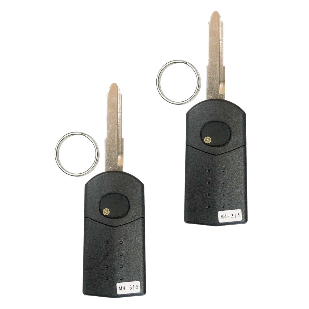 New Keyless Entry Remote Key Fob for 2009-2013 Mazda 6 Flip BGBX1T478SKE12501 315Mhz 4D63-80 Chip (2 pack)
