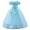 Y24-Sky Blue, variant on FYDUU Elegant Girls Dresses Flower Girl Dress Formal Wedding Party Wear Off Shoulder Floral Embroidered Tulle Princess Pageant Long Dress Princess Party Dress