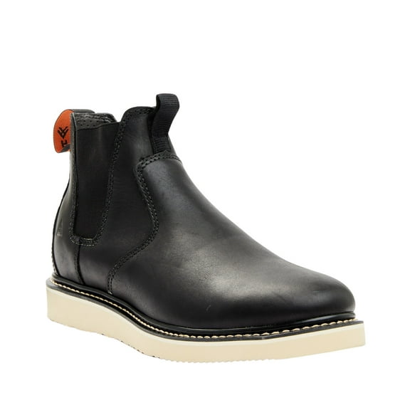 Hawx Work Gear Men's Wedge Chelsea Puncture Resistant Work Boot Soft Toe Black 9 D(M) US