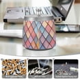 thumbnail image 6 of Yayeee Ashtray with Lid for Cigarette Smokeless Stainless Steel Home Ash Holder, Pink Shimmering Pattern, 6 of 7