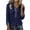 Navy |#4, variant on Polo Sweater Women Denim Patchwork Sweatshirt Splicing Knit Long Sleeve Button Up Shirts Lightweight Western Sweaters (Black,S)