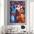 thumbnail image 3 of W2867 Lleno Diamantes Cinco Noches en La Serie Dibujos Animados Freddy Resina Diamante 50 * 70 CM (40 Colores), 3 of 9