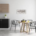 thumbnail image 3 of Stupell Industries Fresh Brewed Coffee Phrase Food & Beverage Painting Gray Framed Art Print Wall Art, 24 x 10, 3 of 9