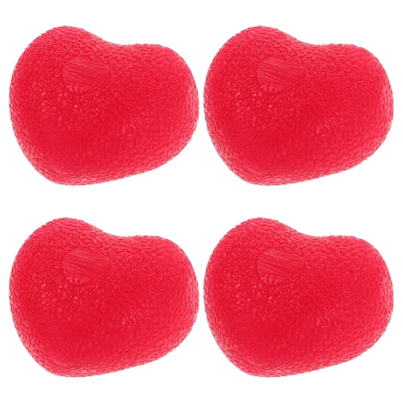 Juego de 4 pelotas de agarre para fortalecer las manos, con forma de corazón, para ejercitar los dedos y las muñecas