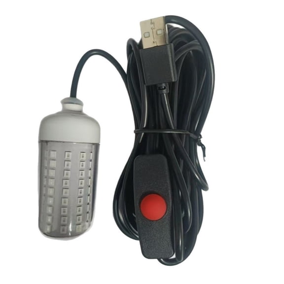 GRIMPEX 5V 8W Usb 108-Led Fishing Light Waterproof Ip68 Dual-Use Amphibious Light Green Light