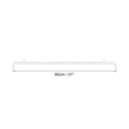 thumbnail image 2 of Uxcell PVC Poster Hanger Rail Poster Strip Bar 80cm/31inch Clear with Clips for Poster, Map, 4 Set, 2 of 6