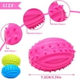 thumbnail image 2 of Suministros para mascotas cachorro perro masticable dentición juguete de goma pelota de juguete de Rugby, 2 of 5