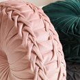 thumbnail image 7 of Crushed Velvet Round Cushions Filled Sofa Cushion Pillows, 7 of 7