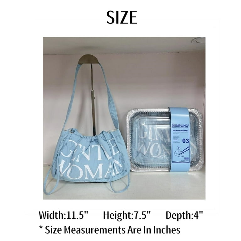 Gentlewoman Dumpling Bag, Blue Butterfly - Walmart.com Gentlewoman Dumpling Bag, Blue Butterfly - Walmart.com