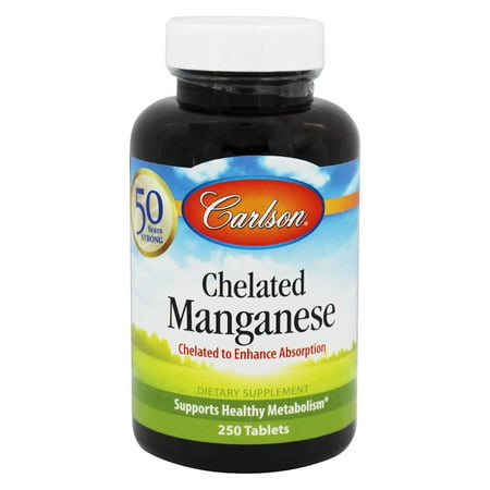 Carlson Labs - Chelated Manganese 20 mg. - 250
