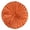 Autumn Leaf, variant on Lush Decor Round Pleated Soft Velvet Decorative Throw Pillow - 15 Inch Diameter, White