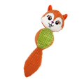 thumbnail image 4 of Perro de dibujos animados Perro de juguete chirriante Juguetes para masticar, Entrenamiento de juguete de perro de peluche Resistente a mordeduras Naranja jinwen Juguetes para masticar, 4 of 8