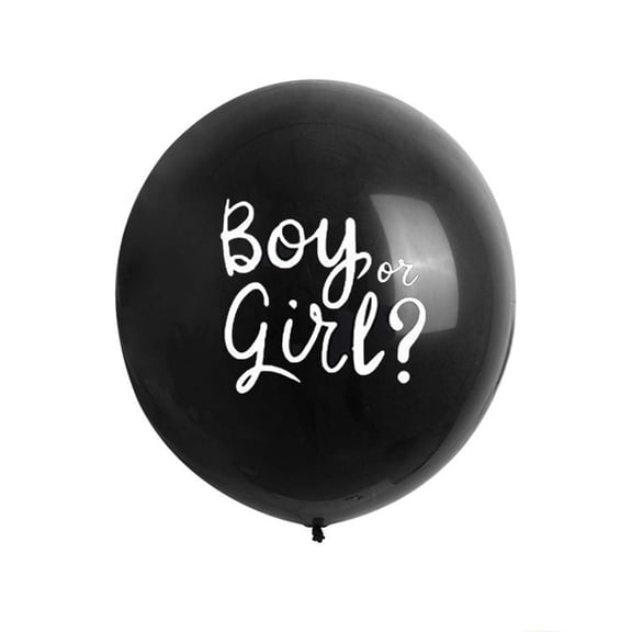 Fnyoxu Gender Reveal Balloon,Boy Or Girl Balloon,2pcs 36 Inch Baby Gender Reveal Balloons with Heart Shape Confetti,Baby Shower Gender Reveal Party Supplies