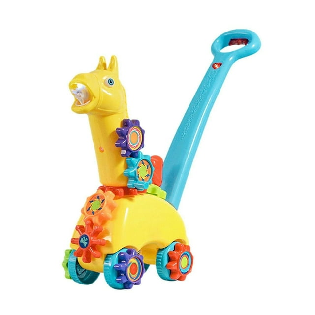 Carrito de máquina de burbujas HUOGUO Giraffe Bubble Toy
