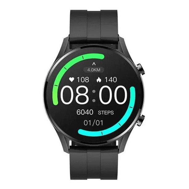 Smartwatch Imilab W12 1.32" caja 46mm de aleación de zinc black Malubero Batería de 14 días de duración.