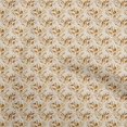 thumbnail image 1 of oneOone Cotton Poplin Brown Fabric Abstract Floral Craft Projects Decor Fabric Printed By The Yard 56 Inch Wide, 1 of 4