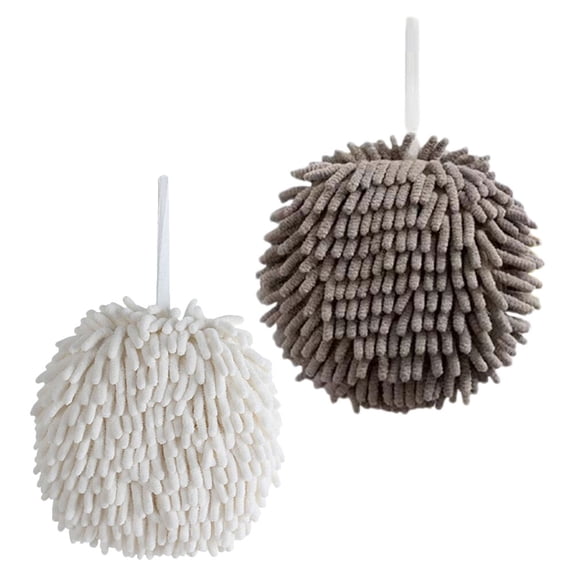 Clispeed Breathable Chenille Hand Towels Quick Dry and Skin-Friendly for Cleaning Use 2Pcs