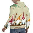 thumbnail image 3 of KLL Christmas Card With Gnomes Print Mens Hoodie Long Sleeve Casual Pullover Hooded Sweatshirt Fashion Drawstring Hoodies with Pocket-Medium, 3 of 6
