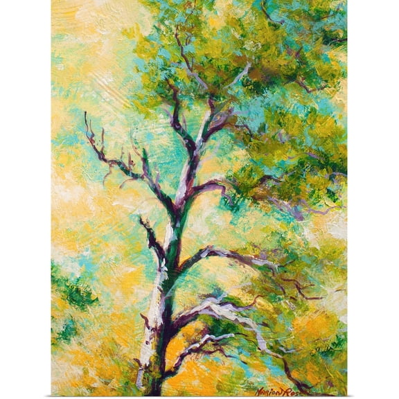 Great BIG Canvas | Rolled Marion Rose Poster Print entitled Pine Abstract