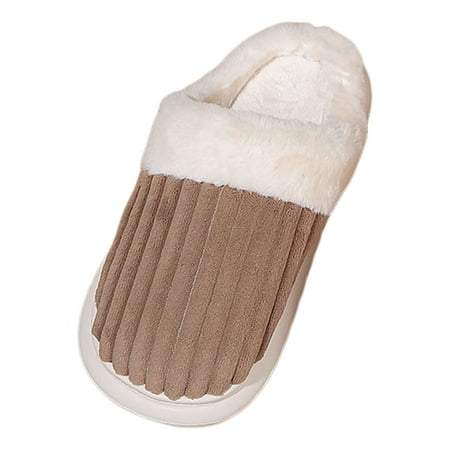 

Xboschi Cozy Slippers for Women s Slippers Fashion Couple Models Flat Bottom Comfortable Warm Lightweight
