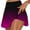 Purple, variant on nerohusy Womens Culottes,Women's Gradient Color Tennis Skirt Tummy Control Skorts Tie Dye Print High Waisted Workout Golf Skort with Pockets