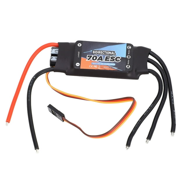 Controlador de velocidad eléctrico RC 70A componentes electrónicos bidireccionales RC sin escobillas ESC para hélice subacuática de barco RC YUNYI BRAND Deportes