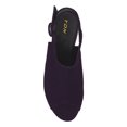 thumbnail image 4 of YDN Women's Peep Toe Sandals Block High Platform Heels with Buckle Strap Slingback Casual Daily Date Outfit Shoes Size 14 Purple, 4 of 4