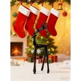 thumbnail image 2 of Boovnll Reindeer Christmas Decor, Reindeers Figurines Xmas Reindeer for Holiday Indoor Tabletop Decor, Christmas Decorations, Black, 2 of 6
