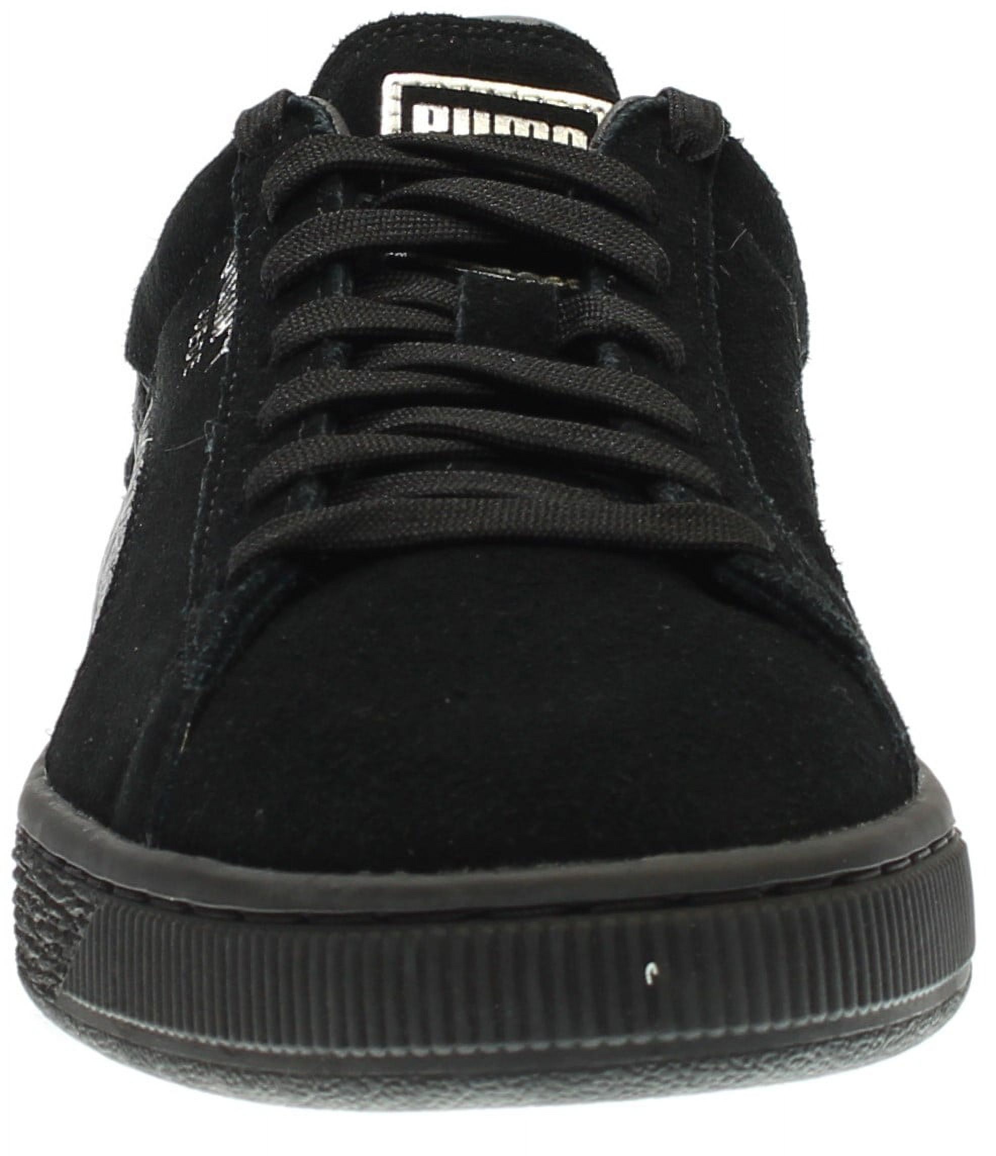 PUMA 363164-06 : Men's Suede Classic Mono Reptile Fashion Sneaker, Black (Puma Black-puma Silv, 9 D(M) US) - image 5 of 7