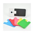 thumbnail image 2 of Smart Silicone Mobile Phone Wallet Card Stick On Cash Credit Card Holder Pouch-Grey, 2 of 5