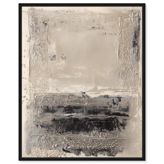 Lintel of Time I Canvas Print Boho Living Room Art by Art Remedy, Black Frame, 16 x 20