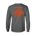 thumbnail image 2 of Harley-Davidson Men's Strive Distressed Long Sleeve Cotton Shirt, Charcoal (2XL), Harley Davidson, 2 of 2