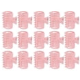 thumbnail image 2 of 15pcs Hair Clip Hair Curler Clip,  Plastic Material Hair Roller Tool, Easy To Use Stable Professional StylistHome Salon Tools For Hair Salon Shop Pink, 2 of 8