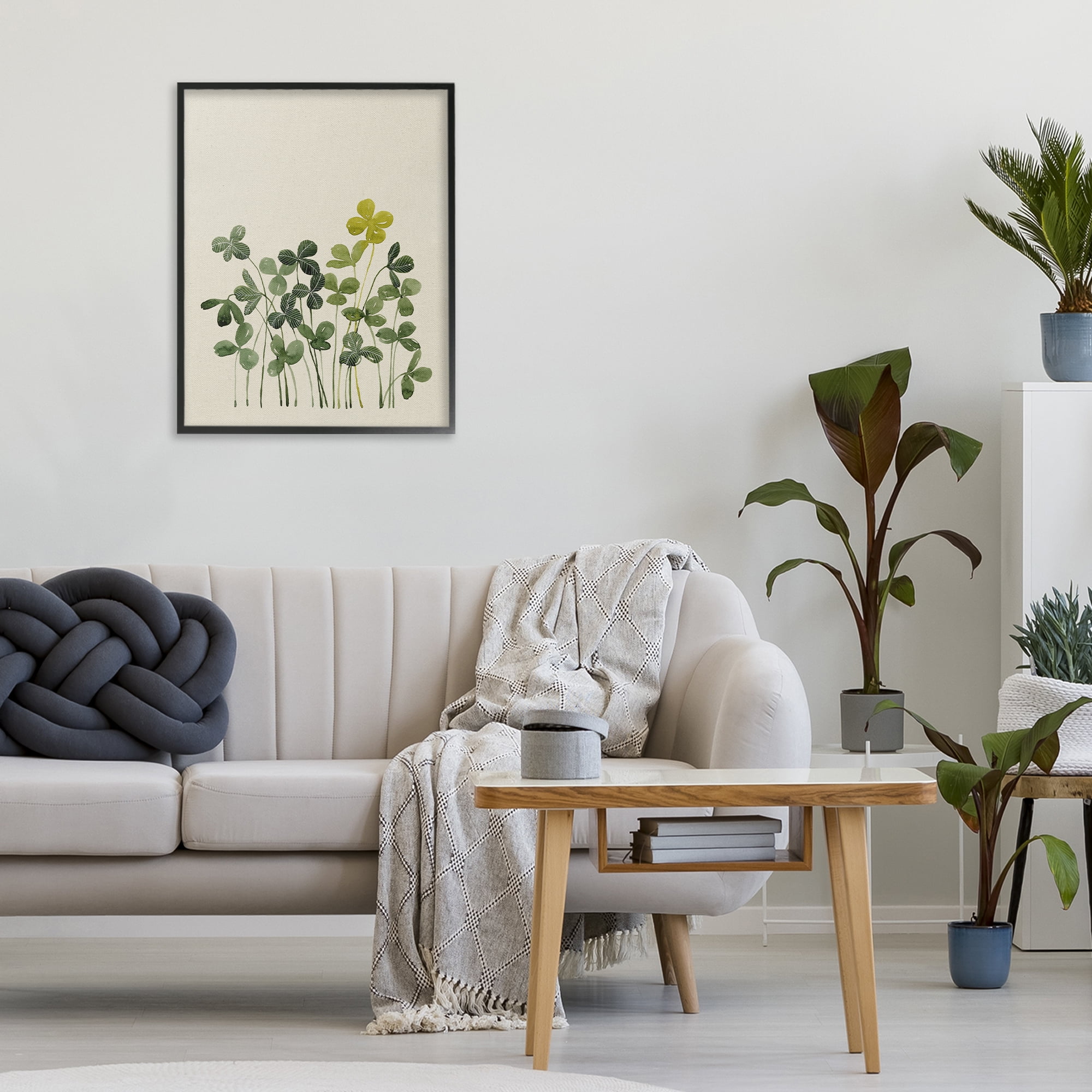 Hidden Gems Botanicals Black Framed Giclee Art, design by Grace Popp