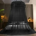 thumbnail image 4 of Mosquito Net Bed Canopy, Princess Canopy Bed Curtain Fine Sheer Mesh Dome Bed Canopies, Adults Lace Tent for Twin Full Queen King Bed, 4 of 8