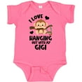 thumbnail image 3 of Inktastic Monkey I Love Hanging out with My Gigi Boys or Girls Baby Bodysuit, 3 of 5