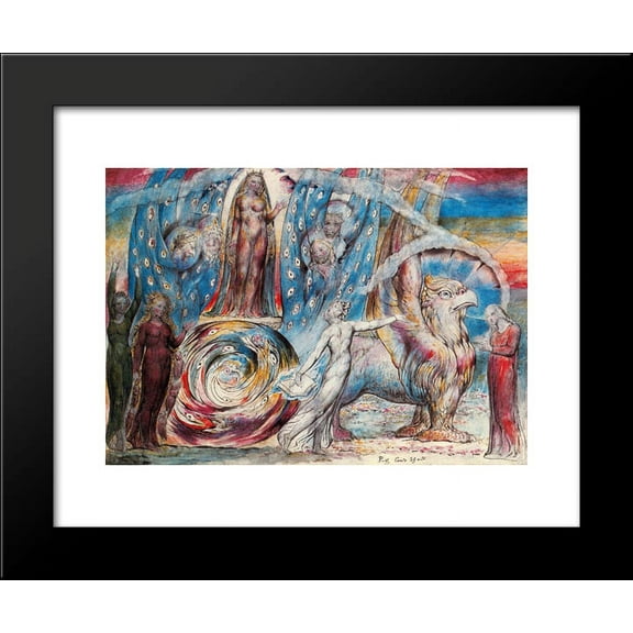Beatrice 20x24 Framed Art Print by Blake, William