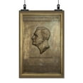 thumbnail image 2 of Print: Franklin Delano Roosevelt, On Bronze Plaque Used As Template For, 2 of 4